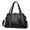 Black, variant on Hohaski Tote Bag, for Women Ladies Large Capacity HandBag, Soft Leather Woman Messenger Bags, Purses Crossbody