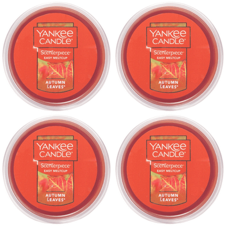 Yankee Candle Autumn Leaves Scenterpiece Easy MeltCup (Pack of 4)