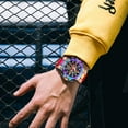 thumbnail image 4 of Men's Watches Sports Military Watches Waterproof Color Designer Large Face Digital Analog Tactical Outdoor Men's Wristwatches-Chronograph Dual Time LED Alarm Stopwatch, 4 of 6