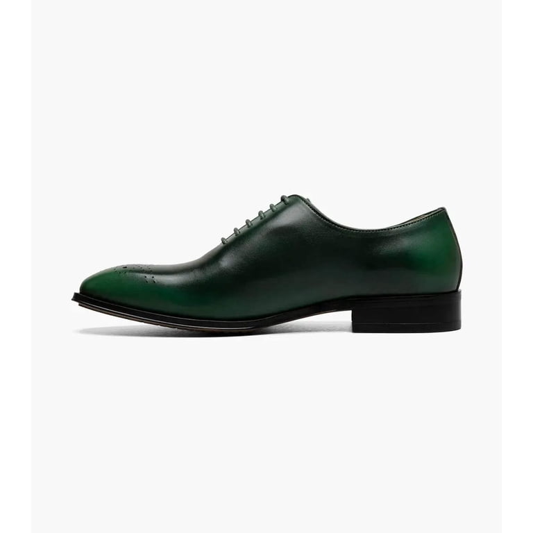 Stacy Adams Hallquist Plain Toe Oxford Shoes Leather Green 25742-300