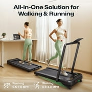 UREVO Strol 2S Pro Treadmill | Foldable 2-in-1 Smart Treadmill with Incline