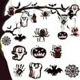 thumbnail image 3 of 12-Pack Halloween Ornaments – Cute & Spooky Mini Tree Decorations – Skull, Pumpkin, Ghost Hanging Pendants for Halloween Tree, Party, Porch & Home – Cardstock Festival Decor Supplies, 3 of 9