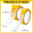 thumbnail image 2 of 2 Rolls 2 Styles Plastic Double Sided Adhesive Tapes for Fixing Carpet Bookbinding Repair Cloth Tape Dark Goldenrod 2.5~5cm 1 roll/style DIY, 2 of 5