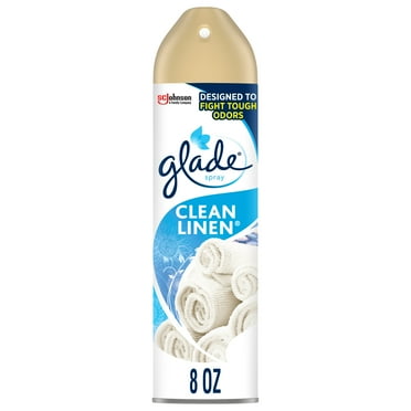 Glade Room Spray 1 CT, Clean Linen, 8 OZ. Total, Air Freshener