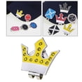 thumbnail image 2 of Marcadores de pelotas de golf extraíbles Zulema Clip de sombrero desmontable Corona amarilla, 2 of 8
