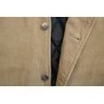 thumbnail image 4 of Beautiful Giant Men's Bomber Jacket with Quilted Lining PU Leather Sleeves Winter Coat, 4 of 6