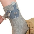 thumbnail image 5 of Dtchengua Cute Cat Winter Slipper Socks, Ultra Soft & Warm Knit Booties with Non-Skid Soles - Cozy Cabin Socks for Indoor Comfort(Gray), 5 of 5