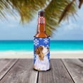 thumbnail image 2 of Carolines Treasures LH9273MUK Australian Shepherd Winter Snowflakes Holiday Ultra Hugger for slim cans Slim Can, 2 of 6