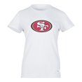 thumbnail image 1 of NFL Playera Aficionado Básica San Francisco 49ers Blanco para Mujer, Talla Extra Grande, 1 of 5