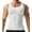 White, variant on 2 Pack Compression Shirts for Men Shapewear Vest Body Shaper Abs Abdomen Slim Tank Elastic Top Undershirt