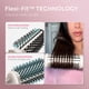 thumbnail image 3 of TYMO Cepillo térmico redondo calentado – STYLUX cepillo soplador con tecnología Flexi-Fit para alisar el cabello, herramientas de peinado, alisador y rizador 2 en 1, doble voltaje, rápido y fácil, dor, 3 of 5