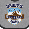 thumbnail image 4 of Inktastic Daddy Football Buddy Boys or Girls Baby Bib, 4 of 4