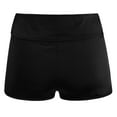 thumbnail image 4 of MRULIC yoga shorts for women Women's High Waist Fitness Running Non-Perspective Yoga Shorts Black + XXL, 4 of 9
