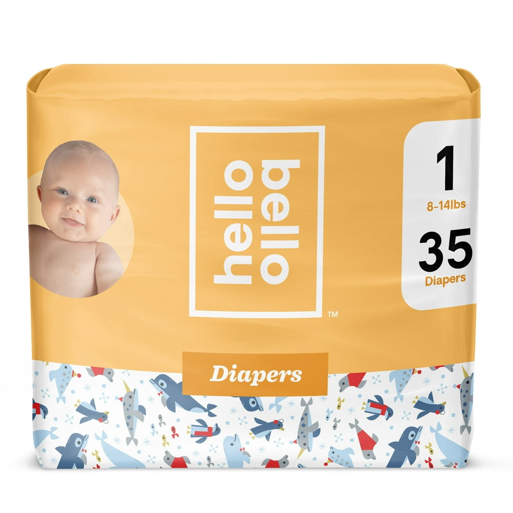 Hello Bello Diapers - Polar Pals - Size 1 (35ct) - Walmart.com