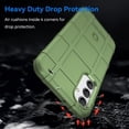 thumbnail image 3 of Slim Fit Phone Case for Samsung Galaxy A24 4G,Rugged Shield Outdoor Durable Case,Military Grade Shockproof Camera Protection Cover for Galaxy A24 4G, HD Green, 3 of 14