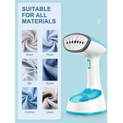 Reemix Steamer for Clothes, Folding Handheld Design Garment Wrinkles Remover, 20g/min Strong Penetrating Steam, 25-Sec Fast Heat-up, for Home, Office and Travel
