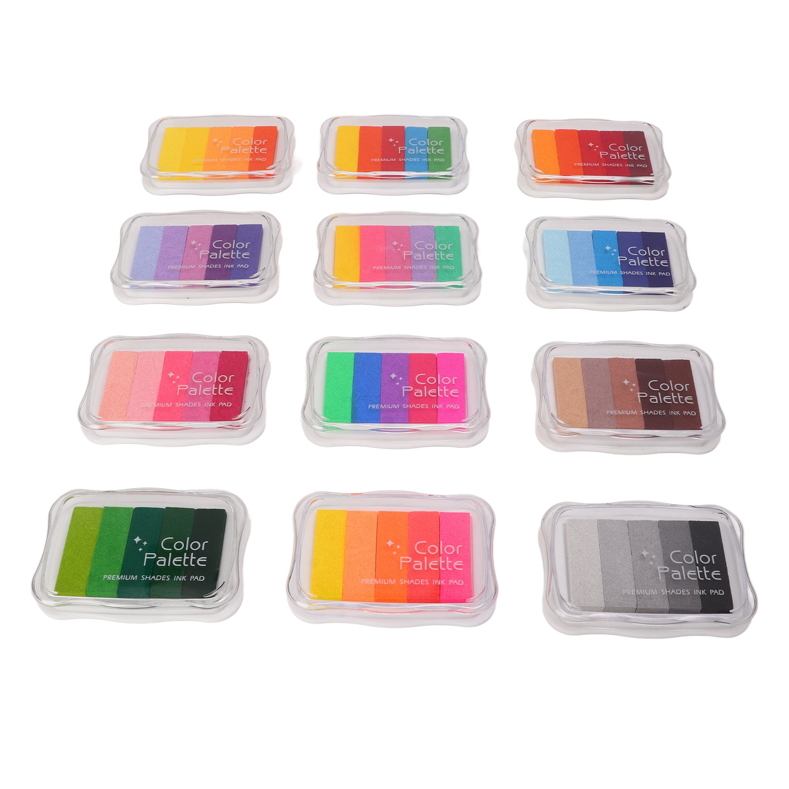 CP Gradient Craft Ink Pads, Easy To Clean Craft Ink Stamps Pads Set 5