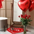 thumbnail image 2 of Alfombra de San Valentín en tres tamaños, de lana sintética, antideslizante, para baño, ideal como decoración del día de San Valentín., 2 of 6