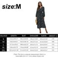 thumbnail image 2 of Women Casual Loose Bohemian Floral Dress Sleeve Long Maxi Summer Beach Swing Dress,2XL, 2 of 5