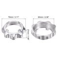 thumbnail image 2 of Tuerca de picadora de carne Uxcell de 60 mm de diámetro 79 mm x 27 mm de acero inoxidable para picadoras Paquete de 1, 2 of 5