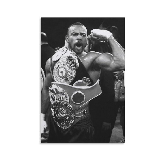 Roy Jones Jr Canvas Poster Home Decor Poster Wall Art Hanging Picture Print Bedroom Decorative Painting Posters Room Aesthetic 24x36inch(60x90cm)