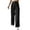 Black, variant on Sngxgn Women's Casual Loose Wide Leg Cozy Pants Sweatpants Comfy Drawstring High Waisted(Grey,L)