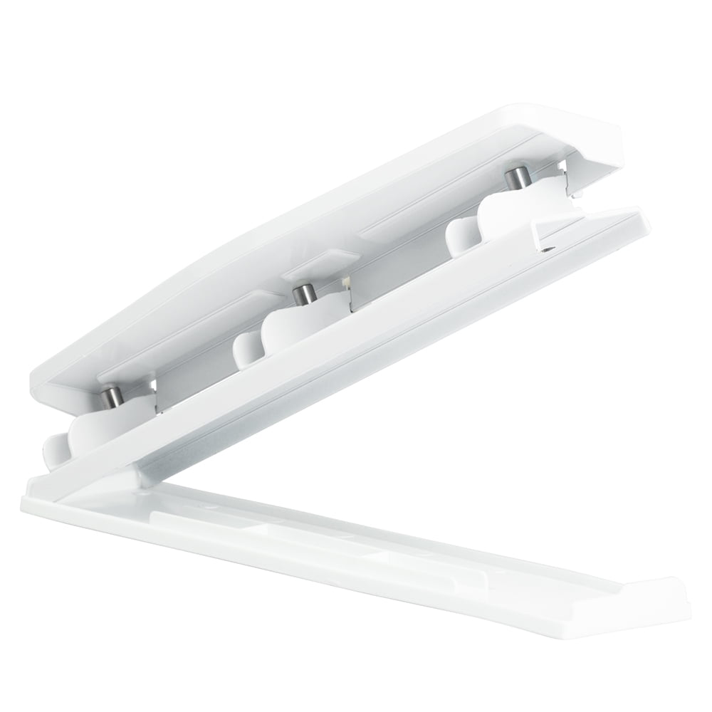 JAM Metal 3 Hole Punch, White, 10 Sheet Capacity, Hole Puncher Sold Individually