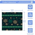 thumbnail image 5 of GZHJMY Christmas Snowflake Washcloths 2 Pack, Super Soft Absorbent Cotton Baby Face Towels, Washable Reusable Fingertip Towel for Bath Gym Hotel Spa, 12 x 12 Inch, 5 of 7
