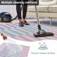 thumbnail image 5 of Colorful Stripe Outdoor Rug 4x6 Ft - Reversible Patio Rug Outdoor Camping Rugs, Modern Pink Purple Blue Vertical Striped Indoor Outdoor Area Rugs, Non-Slip Outdoor Carpet Runner for Deck/Porch, 5 of 8