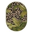 thumbnail image 2 of Unique Loom Outdoor Botanical Collection Area Rug - Andromeda (2' 2" x 3' 1" Oval Green/Ivory), 2 of 9