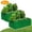 Green, variant on Tripumer  2 Pcs Rectangle Breathable Planting Container 5 Gallon Fabric Raised Green Garden Bed Grow Bags Fabric Plant Container with Handles for Outdoor Flowers Vegetables Green