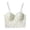 White, variant on Jane Wardrobe Women's Pearl Beaded Cami Top, White Corset Style Bustier with,34B-42D