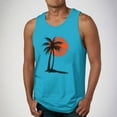 thumbnail image 2 of GERsome Mens Tank Tops Summer Beach Vacation Muscle Tee Hawaiian Graphic Crewneck Sleeveless T Shirts S-2XL, 2 of 5