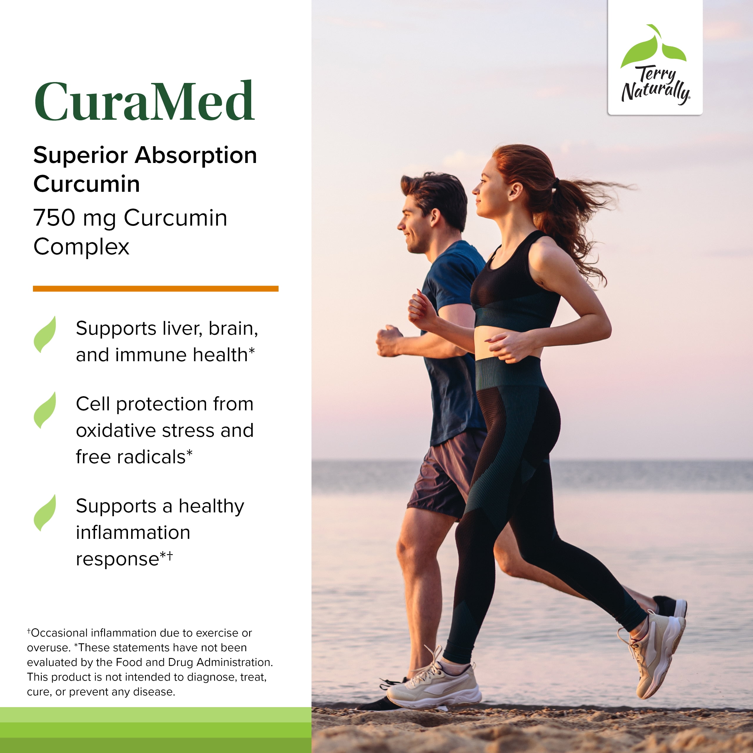 Terry Naturally CuraMed 750 mg - 60 Softgels (Pack of 2)
