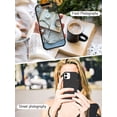 thumbnail image 2 of Compatible for iPhone 12 Case and iPhone 12 Pro Case 6.1 Inch with Silicone Shockproof Protective Slim Phone Case for iPhone 12/12 Pro with [Soft Touch Microfiber Lining]-Black, 2 of 12