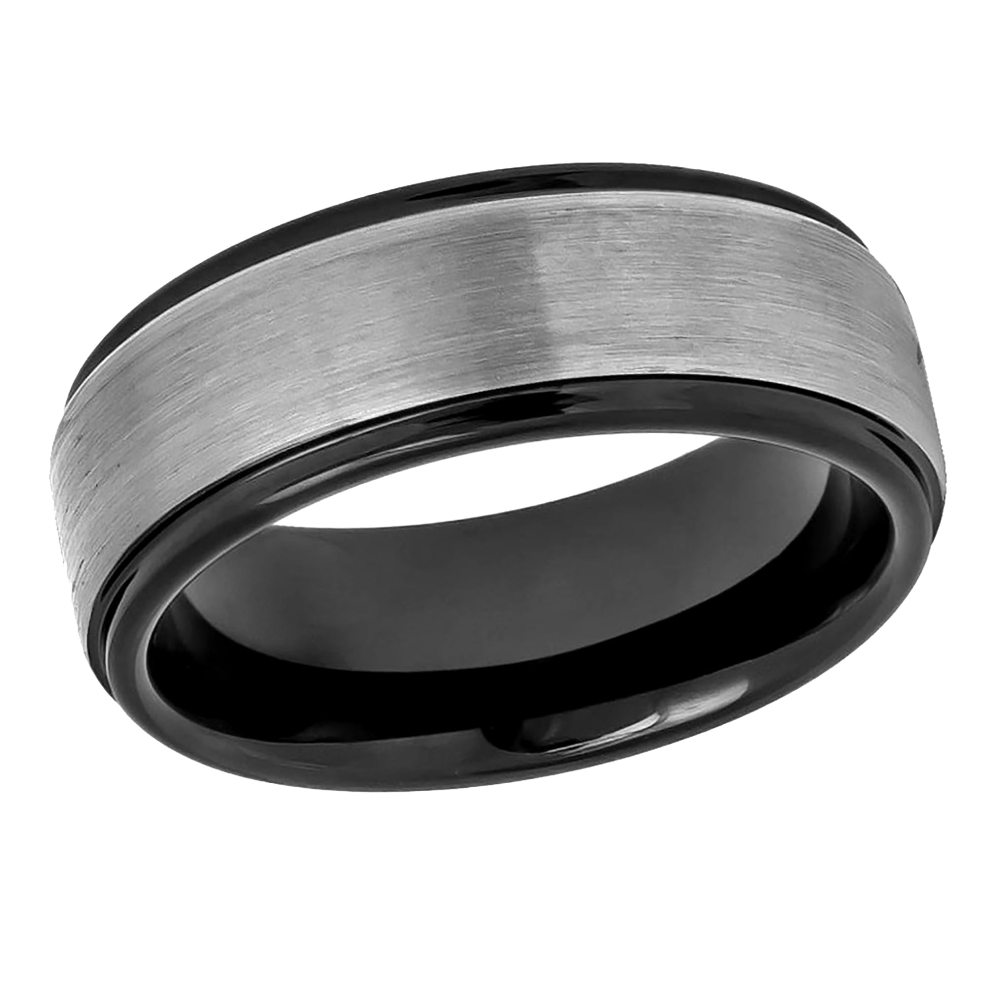 Pristine J Men's Women's Tungsten Wedding Band Engagement Ring 8mm