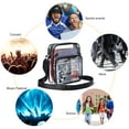thumbnail image 6 of Clear Purses with Shoulder Strap Clear Messenger Bag Waterproof Clear Bag Hand-free Clear Crossbody Bag Transparent Crossbody Purse for Concerts Festivals Sports Events, 6 of 7