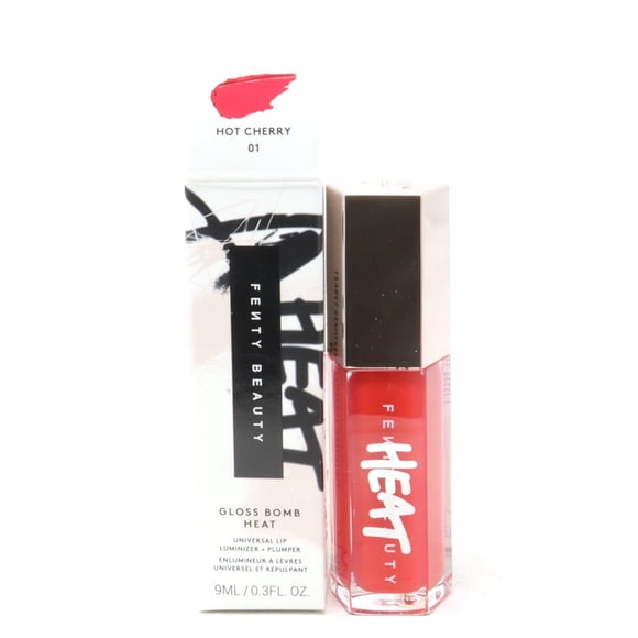 Fenty Beauty Gloss Bomb Heat Universal Lip Luminizer 0.30oz 01 Hot Cherry New