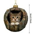 thumbnail image 3 of Colgante Colgante Decoraciones Navideñas Animales Navideños Impresión Acrílico Colgante Regalos Navideños Para Familias Colegas Decoración Árbol Navideño Decoración Colgante Decoraciones Jardín Decora, 3 of 7