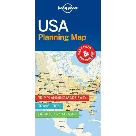 Travel guide: lonely planet usa planning map - folded map: (Lonely Planet Best Cities 2019)
