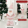 thumbnail image 5 of HHVB Christmas Decoration 3PCS Large Standing Snowmen, Elk, Santa Claus Plush Doll with Retractable Spring Legs for Christmas Ornaments Home Holiday Decoration Xmas Gift, 5 of 7