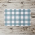 thumbnail image 2 of Creative Products Buffalo Check Woods Sea Glass 27x18 Floor Mat, 2 of 2