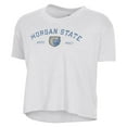 thumbnail image 2 of Women's Alternative Apparel  White Morgan State Bears Retro Jersey Headliner Cropped T-Shirt, 2 of 3