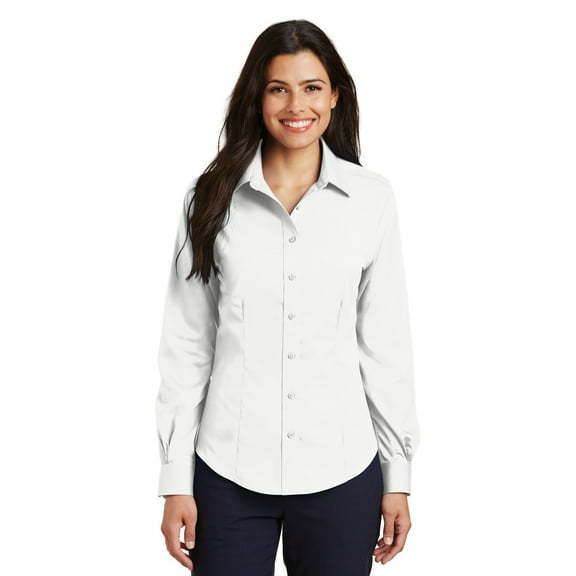 Port Authority Women's Comfort Long Sleeve Twill Shirt