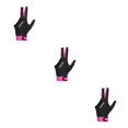 thumbnail image 1 of Toystoory Snooker Billiard Cue Glove Left Hand Pool Glove Finger Three en Open Women Type1 NO1, 1 of 1