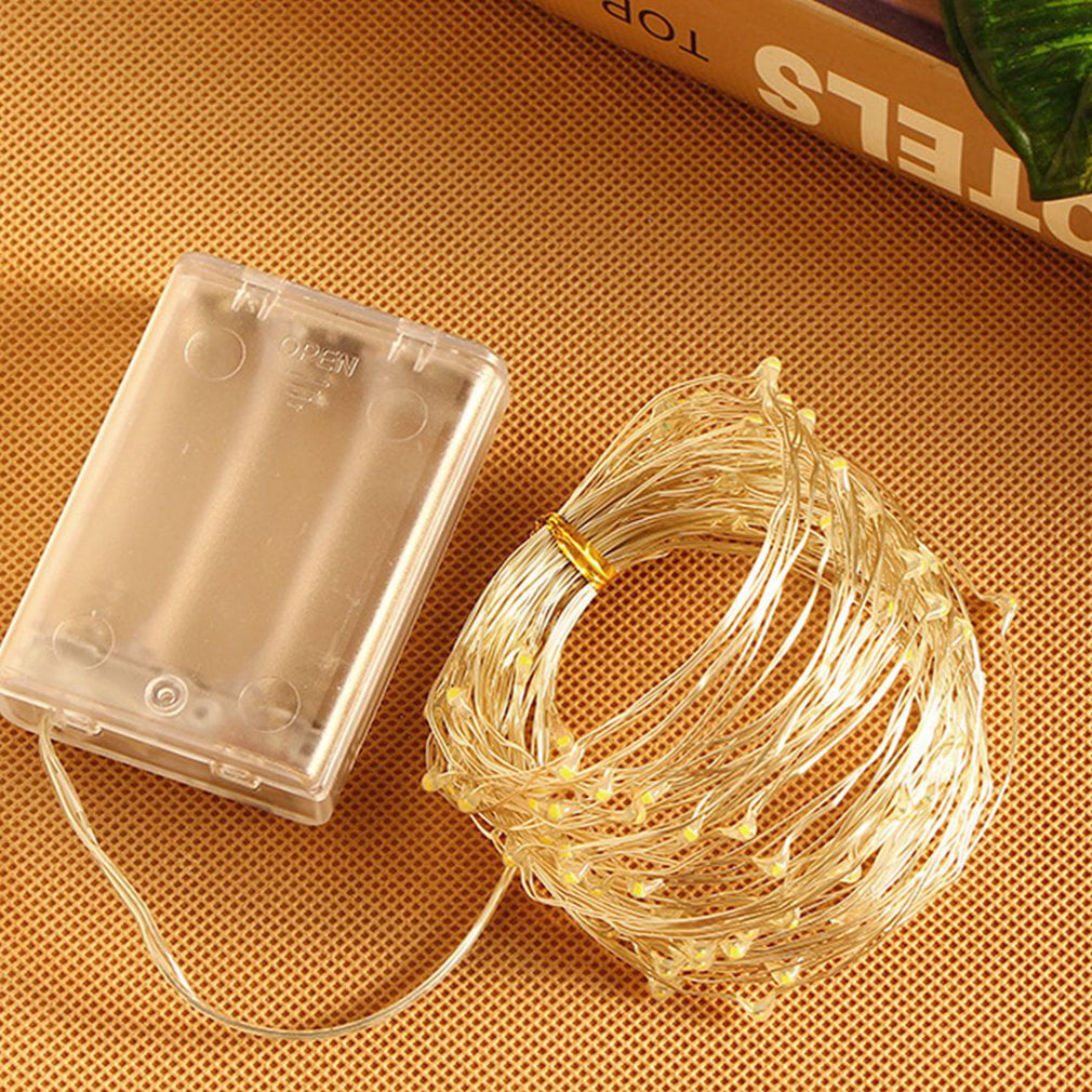 Details about   LED Copper Wire String Fairy Light Lighting Strips Party Home Decoration Battery 