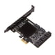 thumbnail image 2 of 4X Tarjeta PCIE SATA de 8 Puertos, Tarjeta PCIe SATA 3.0 de 6 Gbps, Tarjeta de ExpansióN de Controlador PCIe una SATA, Compatible con 8 Dispositivos SATA 3.0, 2 of 5