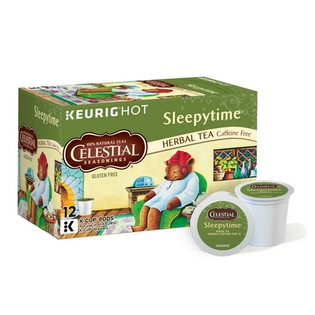 Celestial Seasonings Sleepytime Herbal Tea Keurig Single-Serve K-Cup Pods, 12 Count