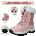 thumbnail image 3 of Tanleewa Waterproof Womens Snow Boots Mid-Calf Winter Boots 6 Female, 3 of 9