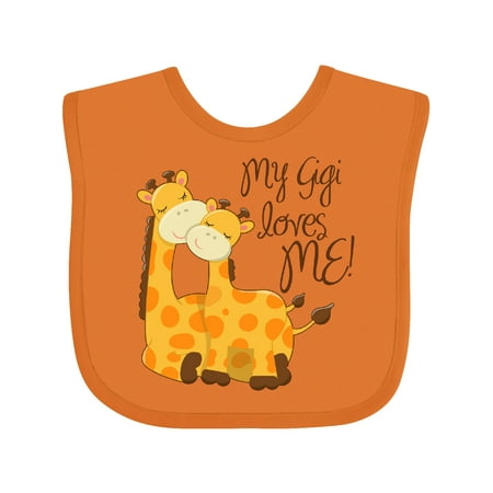 

Inktastic My Gigi Loves Me! Gift Baby Boy or Baby Girl Bib